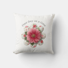 Almohada de afirmación de un día a la vez