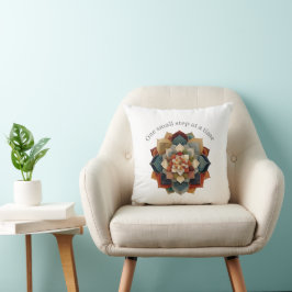 Almohada de afirmación positiva de una sola pieza