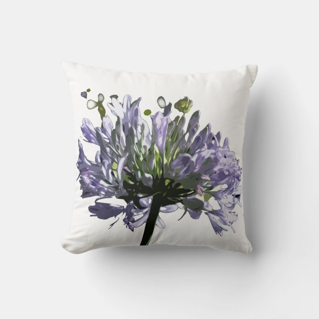almohada de Agapanthus (Anverso)