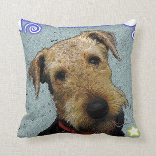 Almohada de Airedale Terrier