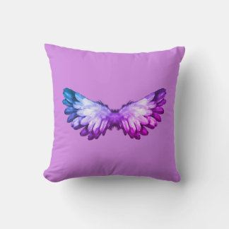 almohada de ala de ángel púrpura