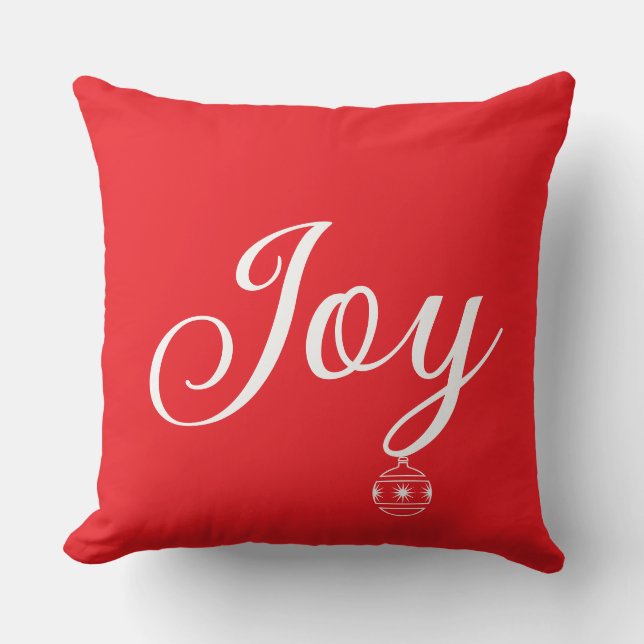 Almohada de Alegría Navideña (Anverso)