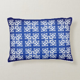 Almohada de Algodón con Patrón Tradicional Acabado
