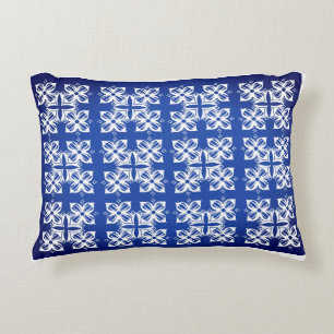 Almohada de Algodón con Patrón Tradicional Acabado