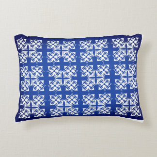 Almohada de Algodón con Patrón Tradicional Acabado