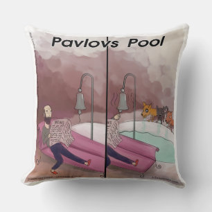 Almohada de Algodón de Psicología Divertida 'Pisci