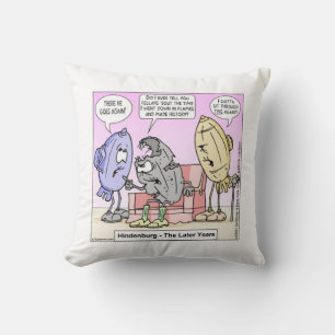 Almohada de algodón divertida de Rick London con c