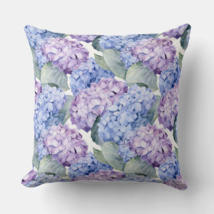 Almohada de Algodón Floral Hydrangea