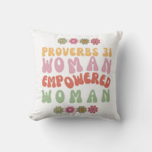 Almohada de Algodón Frase Mujer Empoderada Proverb