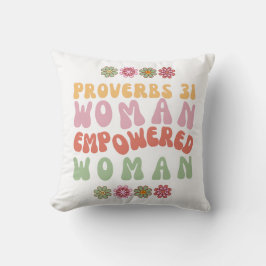 Almohada de Algodón Frase Mujer Empoderada Proverb