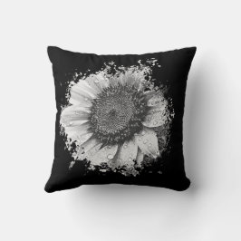 Almohada de Algodón Grado A Negra 20x20