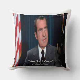 Almohada de algodón Nixon & No soy un estafador