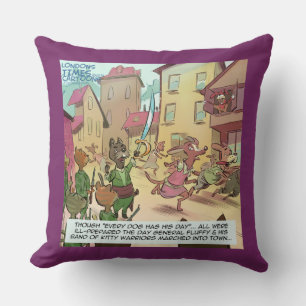 Almohada de Algodón para Lanzar Perro Divertido de