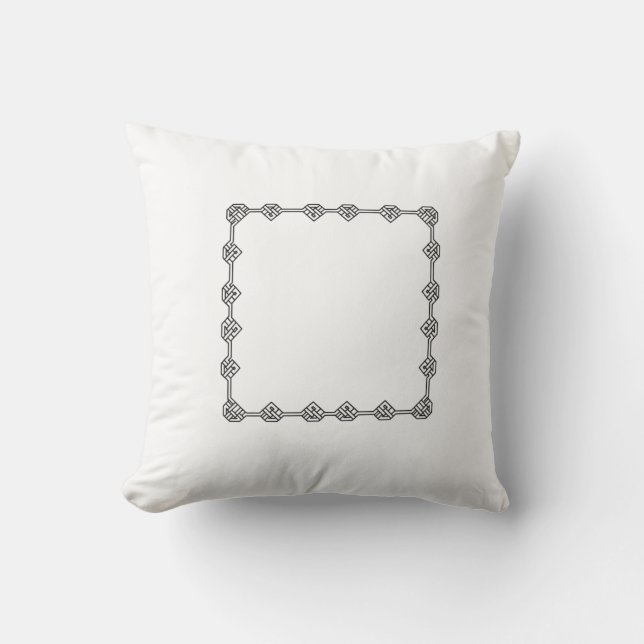 Almohada de Alma Equilibrada | Estética Bóho Tibet (Anverso)