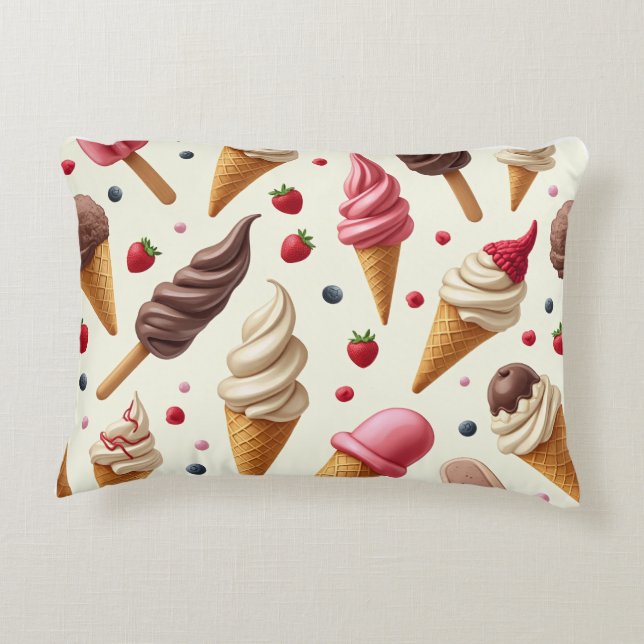 almohada de almohadón icecream (Reverso)
