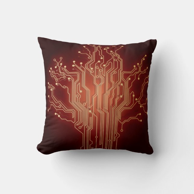 Almohada de alta tecnología de la informática (Anverso)