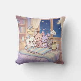 Almohada de amigos de la luna dormilona para la ho