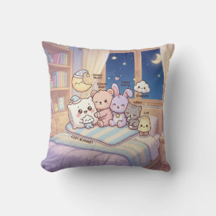 Almohada de amigos de la luna dormilona para la ho