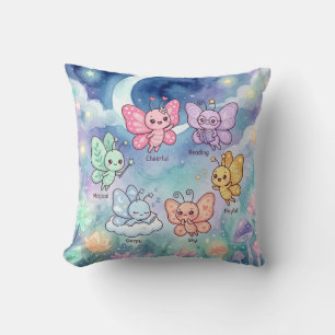 Almohada de amigos mariposas mágicas