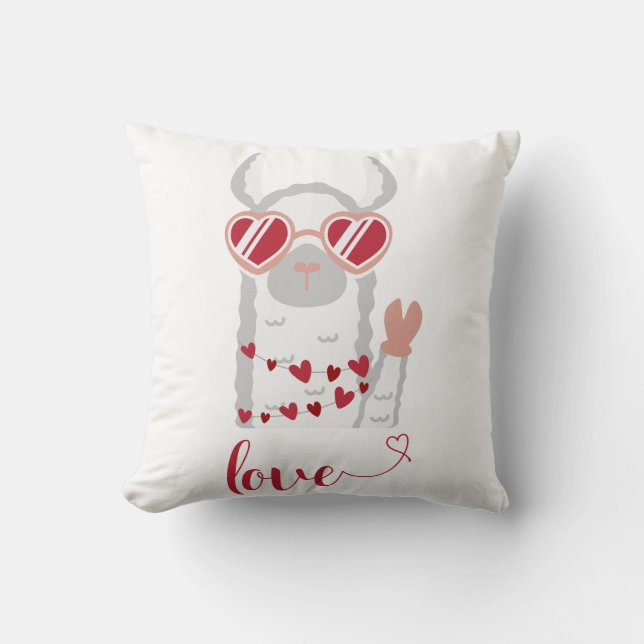 Almohada de AMOR – Acento acogedor para el hogar (Anverso)