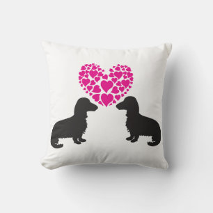 Almohada de amor de Dachshund