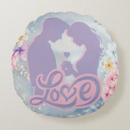 Almohada de amor en capas - regalo único de San Va