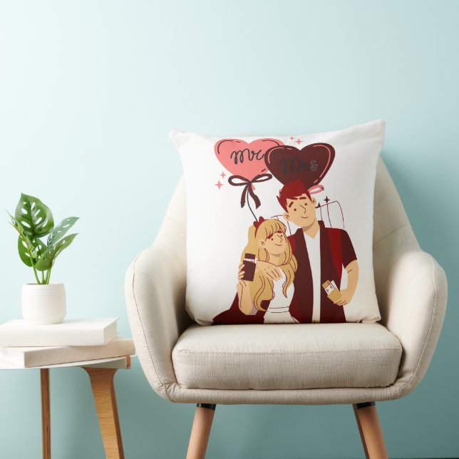 Almohada de Amor para Pareja Romántica (Silla)