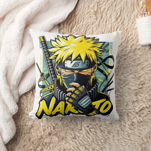 Almohada de Anime – Héroe de Cabello Amarillo Inte (Manta)