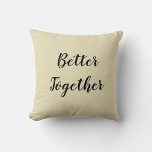 Almohada de aniversario Mejor Juntos