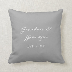 Almohada de anuncio personalizada para nuevos abue