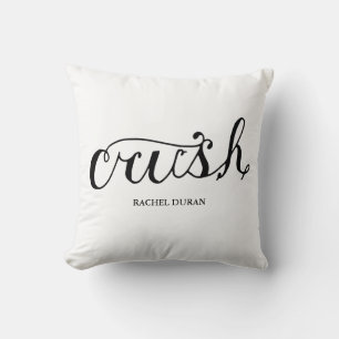 almohada de aplastamiento de caligrafía