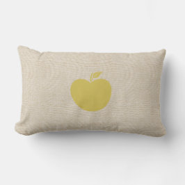 Almohada de Apple de línea amarilla