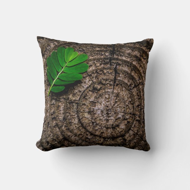 Almohada de árbol - almohadas, de diván, almohadas (Anverso)