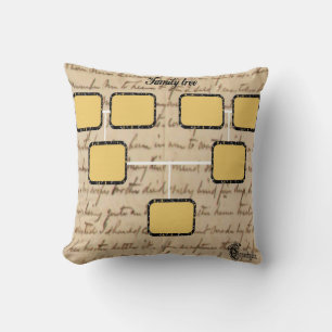 almohada de árbol familiar