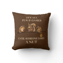 Almohada de Ardilla Divertida Todo Diversión y Jue