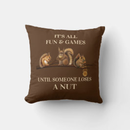 Almohada de Ardilla Divertida Todo Diversión y Jue
