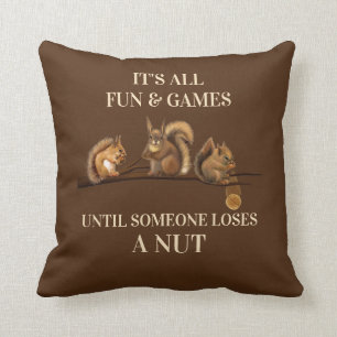 Almohada de Ardilla Divertida Todo Diversión y Jue