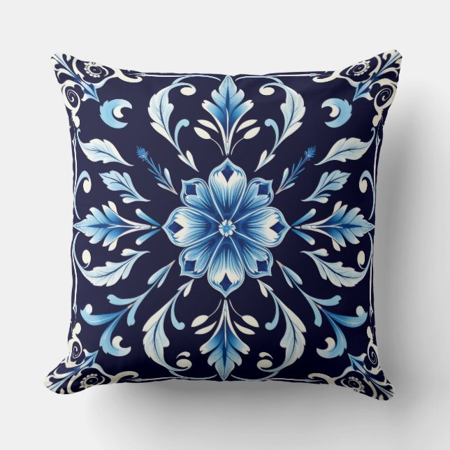 almohada de armonía azul (Anverso)