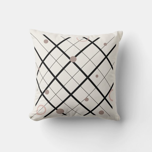 Almohada de Arte de Línea Estética (Anverso)