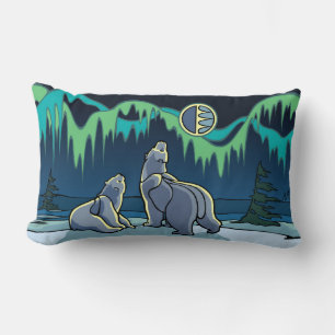 Almohada de arte de oso polar Almohada de osos de 
