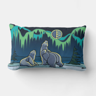 Almohada de arte de oso polar Almohada de osos de 