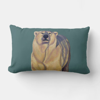 Almohada de arte de oso polar con orejas personali