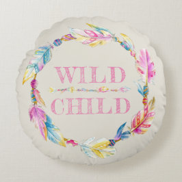 almohada de arte de plumas acuáticas infantiles si