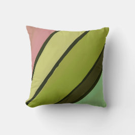 Almohada de arte interpretativo de capullo de rosa