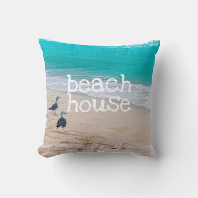 almohada de arte oceánico (Anverso)