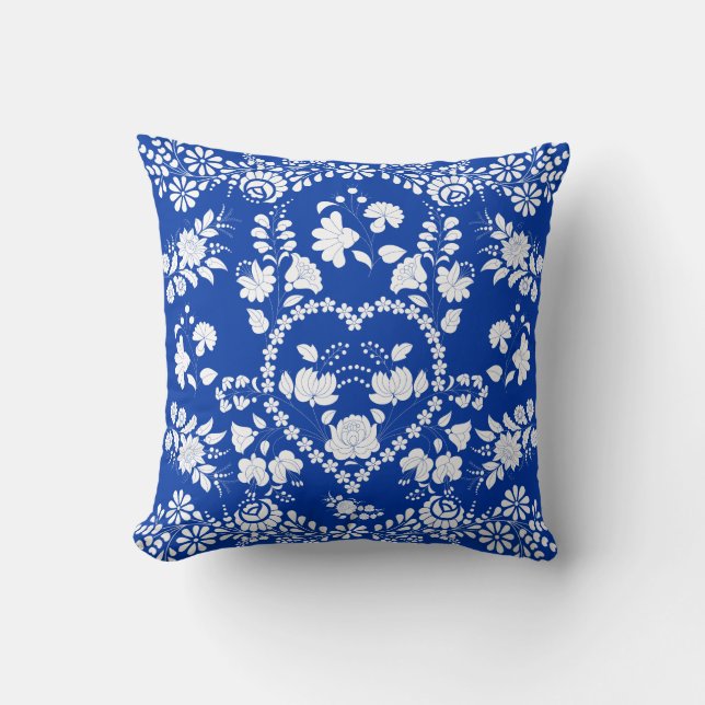 Almohada de Arte Popular Europeo (Anverso)