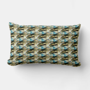almohada de arte rock