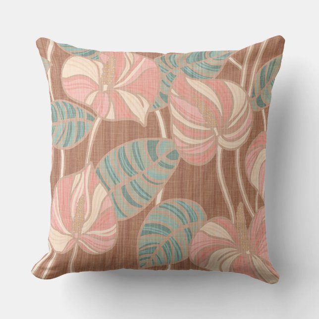 almohada de arte tropical (Anverso)