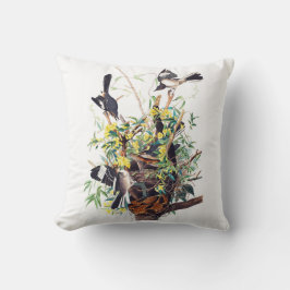 Almohada de Audubon Mockingbirds