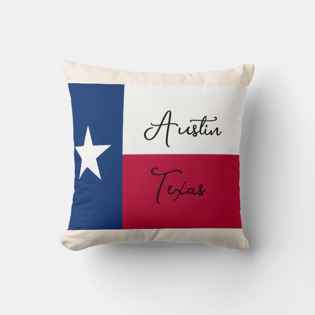 Almohada de Austin, Texas (Anverso)